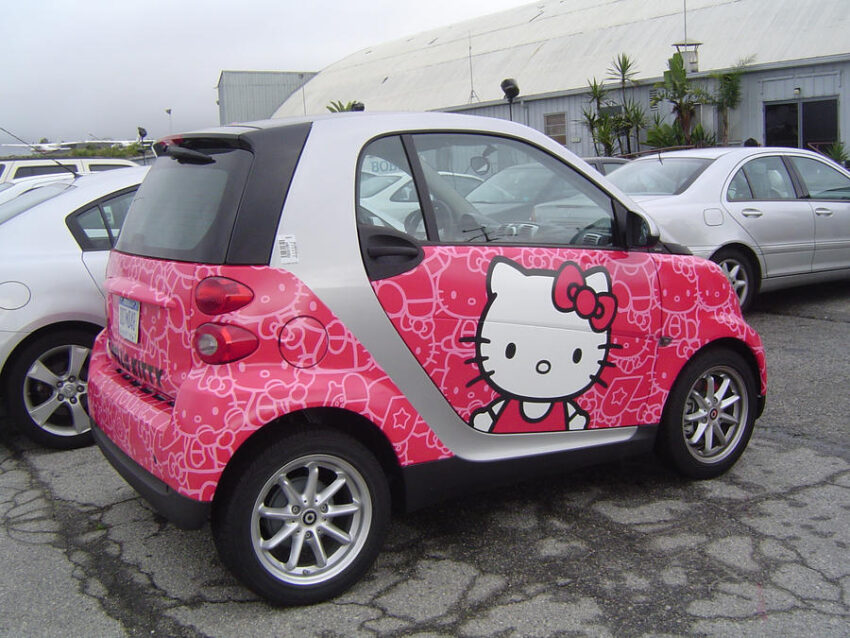 Hello Kitty Smart Car Is Kinda Smart